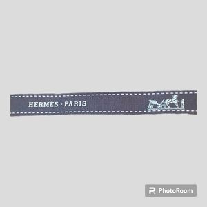 Authentic HERMES 2 Brown Ribbons 74"Long 0.5”wide‎